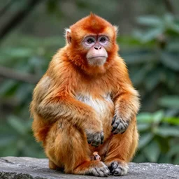 fat orange monkey
