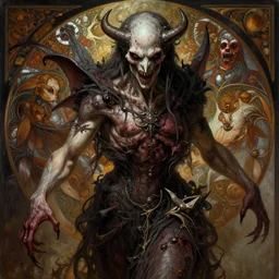 the platonic ideal of dementor nazgul cletus kasady carnage, detailed, intricate, hyperrealism, intense, scary, art by brock hofer and artgerm and greg rutkowski and alphonse mucha