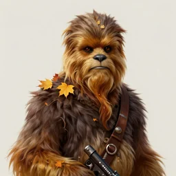 autumnal wookiee, d & d, fantasy, portrait, highly detailed, digital painting, trending on artstation, concept art, sharp focus, illustration, art by artgerm and greg rutkowski and magali villeneuve