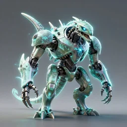 slitherfang machine creature robot of horizon forbidden west horizon zero dawn radiating a glowing aura global illumination ray tracing hdr fanart arstation by ian pesty and alena aenami artworks in 4 k