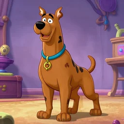 as a character in scooby doo
