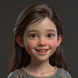 realistic style at CGSociety by WLOP,ilya kuvshinov,krenz cushart,Greg Rutkowski,trending on artstation.Zbrush sculpt colored,Octane render in Maya,Houdini VFX.Realistic close-up face,cute young girl,expressing joy,wearing dress,silky hair, deep eyes.Oil painting.Cinematic dramatic atmosphere,sharp focus,soft volumetric studio lighting.