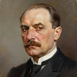 close up portrait of ataturk, realistic oil painting