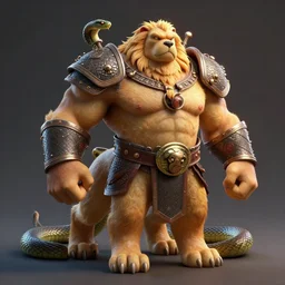character design sheet, a herculean biped puppy warrior with snakes for paws, unreal engine, volumetric lighting, highly detailed, digital painting, artstation, radiant light, caustics, war hero, concept art, smooth, sharp focus, by gaston bussiere, bayard wu, maxim verehin