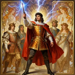 the spanish conquer francisco pizarro. detailed, high quality, dynamic lightning, fantasy. artwork by artgerm, wlop, alex ross, greg rutknowski, alphonse mucha