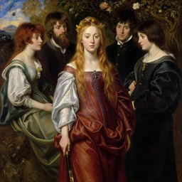 a beautiful painting of saoirse ronan winstead by john everett millais and dante gabriel rossetti and john collier and john william waterhouse, preraphaelite, detailed, trending on artstation, hd, masterpiece