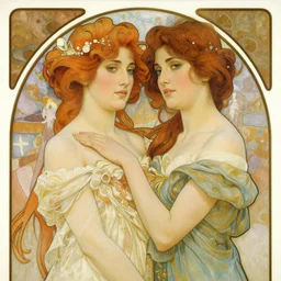 a beautiful painting of jennifer connelly by alphonse mucha and rebecca guay and john william waterhouse and mark brooks, art noveau, neo-classical, trending on artstation