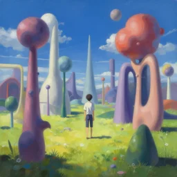 a strange, fantastical dreamscape | | solid shapes, digital painting by jakub gazmercik, makoto shinkai, max masnyy, jakub gazmercik, beeple, patrick faulwetter, heavenlydaemonic, and mc escher, surrealism, trending on artstation