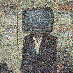 a businesswoman with a tv monitor for a head, surrounded by calendars, beksinski, wayne barlowe