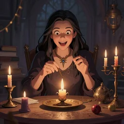 A seance, Extremely Highly detailed, Occult, funny, humorous, humor, hilarious, funny, entertaining, magical, trending on artstationHQ