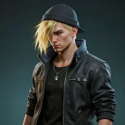 cyberpunk 2 0 7 7, johnny silverhand, blonde hair, sock cap, artstation, style of marcin blaszczak, concept by lea leonowicz, in - game hair by bill daly, blender, zbrush, marvelous designer substance, 3 d painter photoshop, photoshop, maya