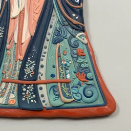 realistic hyperdetailed design of chinese, plasticine wet shiny angles, chinese ornament, victo nga, fumo yoshitoshi, ren jing jeong, feifei ruan, peter mohrbacher, takato yamamoto
