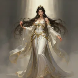 goddess of beauty wide angle view, highly detailed, artgerm, cushart krenz, artstation, soft light, sharp focus, illustration, character design, concept art