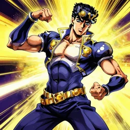 Jesus in JoJo's Bizarre Adventure, anime art epic fighting