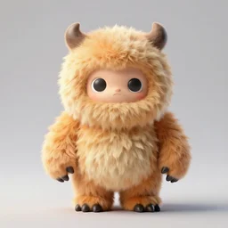 fluffy action figure, beautiful cute, High detail photography, 8K, cute pictoplasma, ceramic tintoy fury fury fury fur monster mad scientist Figure sculpture, in a Studio hollow, moebius, by jonathan ive, cgsociety, simulation