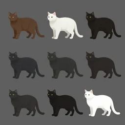 wide concept art of a cat, wide concept art of no cats, there are no cats, there are no cats in the scene