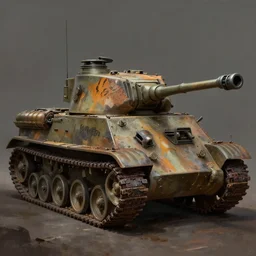 Tiger I tank, pretty, beautiful, DnD Vehichle, matte fantasy painting, DeviantArt Artstation, by Jason Felix by Steve Argyle by Tyler Jacobson by Peter Mohrbacher by Q Hayashida , cinematic lighting