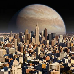 a beautiful city on the planet pluto