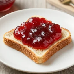 meat jelly on rye toast,