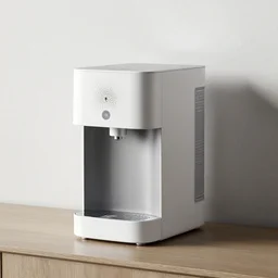 a water dispenser made by bang and olufsen, speaker design, dispenser design, product design, octane render, high definition