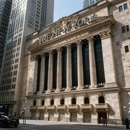 the new york stock exchange, beginning to liquidate, concept art