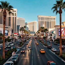 Las Vegas Strip on an Acid Trip