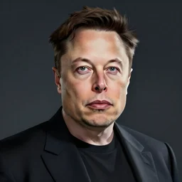 digital artwork of Elon Musk by artist Dave Cropper (2022)