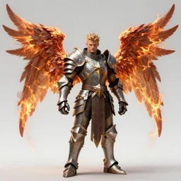 fantasy character portrait, spiky armor male knight with burning angel wings, ultra realistic, wide angle, intricate details, orc artifacts, highly detailed by peter mohrbacher, hajime sorayama, wayne barlowe, boris vallejo, aaron horkey, gaston bussiere, craig mullins