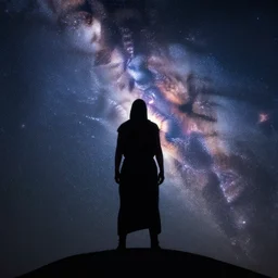 the god of the milky way,human, artstation