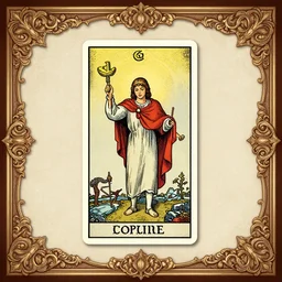 tarot card frame, detailed, illustration, artstation, ornamental retro style frame