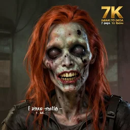 color head portrait of lena headey grinning as a zombie, 7 days to die zombie, gritty background, fine art, award winning, intricate, elegant, sharp focus, cinematic lighting, digital painting, 8 k concept art, art by michael hussar, art by brom, art by guweiz and z. w. gu, 8 k