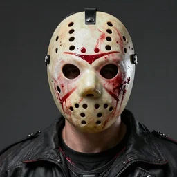 mid shot Jason friday the 13th, hockey mask, bloody,intricate, cinematic lighting, highly detailed, digital painting, artstation, concept art, smooth, sharp focus, illustration, art by Artgerm and Greg Rutkowski, Cgsociety