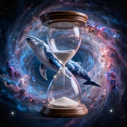 i left the horizon curled and frozen still the tilting of the hourglass with all this time to kill, 4 k digital photo of a space whale, swirling luminous nebula background, bryan skerry, douglas hoffman, bob eggleton, ultra detailed, mike ploog, sharp focus