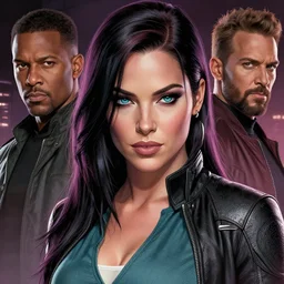 a highly detailed beautiful portrait of jessica jones, james gurney, james jean