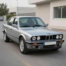 bmw e 3 0, kyza saleem, realistic, 4 k, sharp, detailed