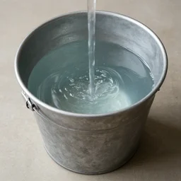 a bucket of air