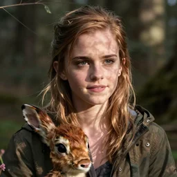 still of emma watson as bambi