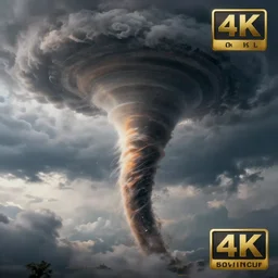 beautiful tornado, hdr, hd, artstation, 4 k, amazing beauty, clouds, award - winning, dramatic lighting