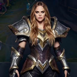 Cara Delevingne as a League of Legends champion