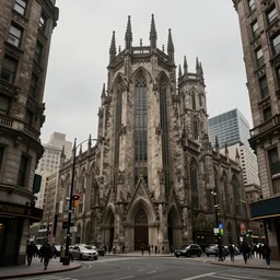 exploring the streets of a megalopolis in the style of gothic brutalist architecture detailed realistic hd 8 k high resolution