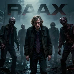 a zombie movie where all the zombies are stephen hawking, horror imax cinematic dark night fog