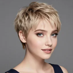 elsa with a pixie cut