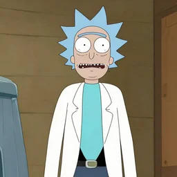 johnny depp in rick and morty style