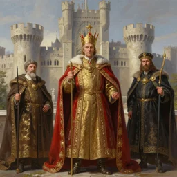 digital painting of a noble emperor in a castle by darek zabocki, tom bagshaw and jordan grimmer, intricate, detailed