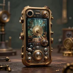 steampunk iphone