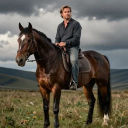 brad pitt as a horse