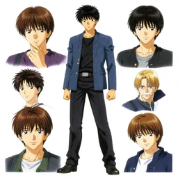 character design art by shigeto koyama and yusuke kozaki and yoji shinkawa and takehiko inoue and joji morikawa