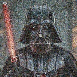 darth vader smiling