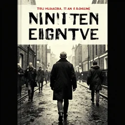 the book cover for nineteen eighty - four but its published by a totalitarian regime