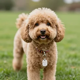 a photo of a poddle dog